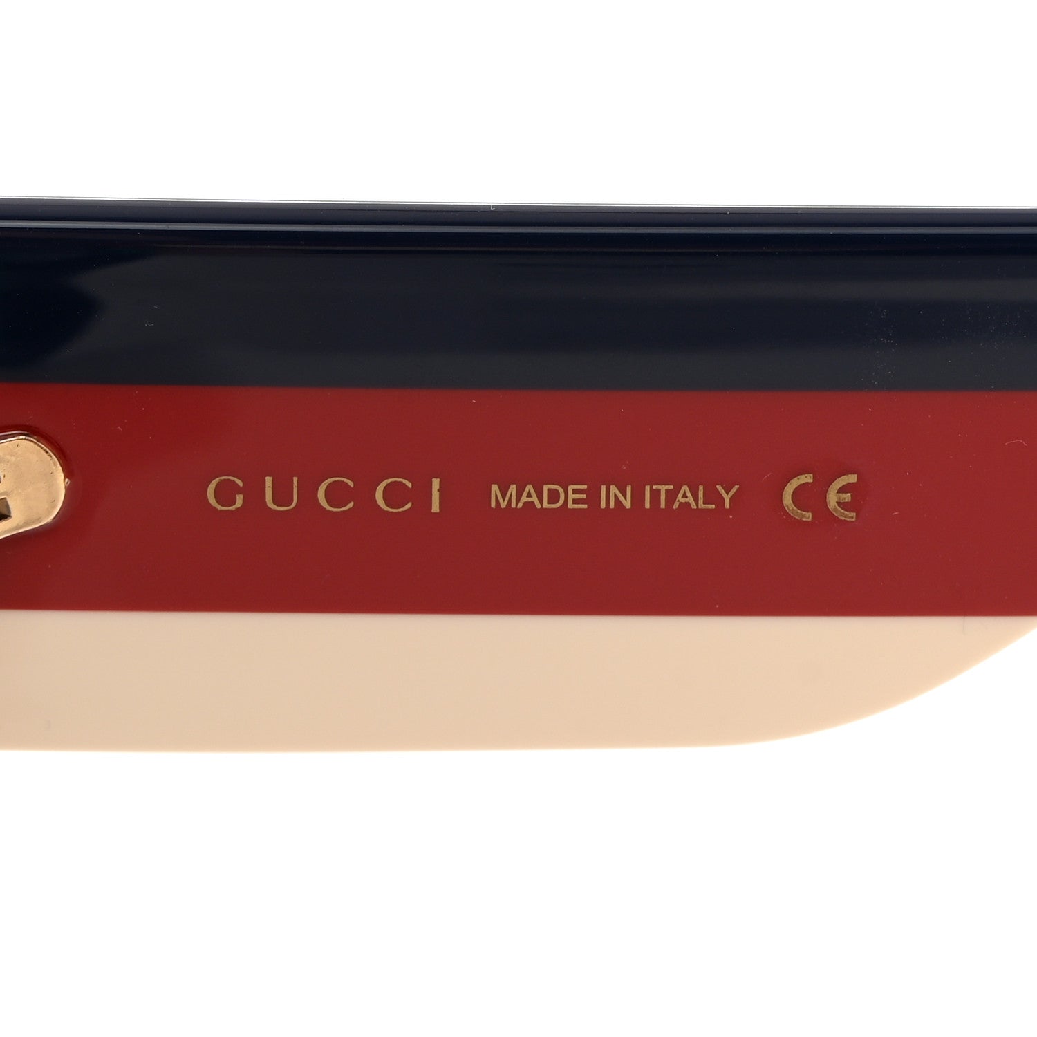 Gucci Acetate Web Oversized Frame Rectangle Sunglasses GG0276S Black Multicolor 6 of 8