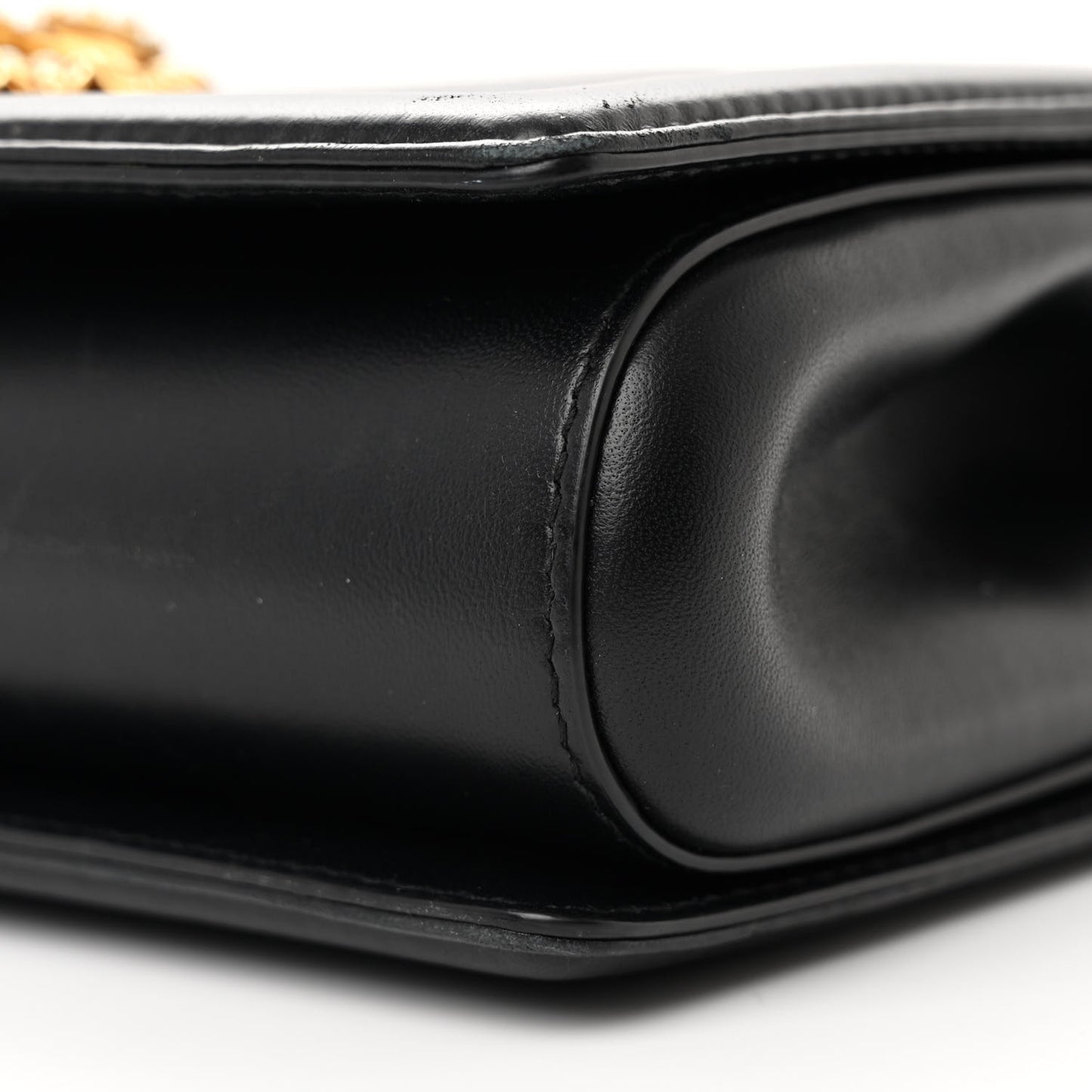 Calfskin Large Devotion Crossbody Bag Black