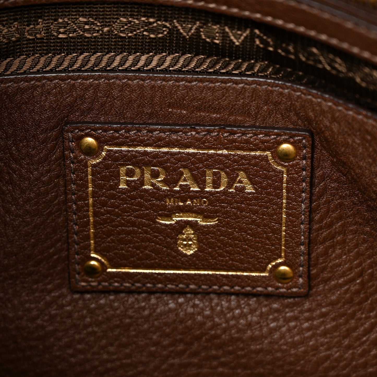 Vitello Daino Shopping Satchel Bruciato