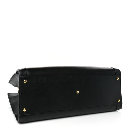 Gucci Calfskin Medium Diana Tote Bag Black Yellow Fluo 4 of 9