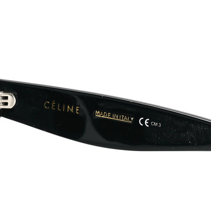 Celine Acetate Bridge Sunglasses CL 41077S Black 6 of 6
