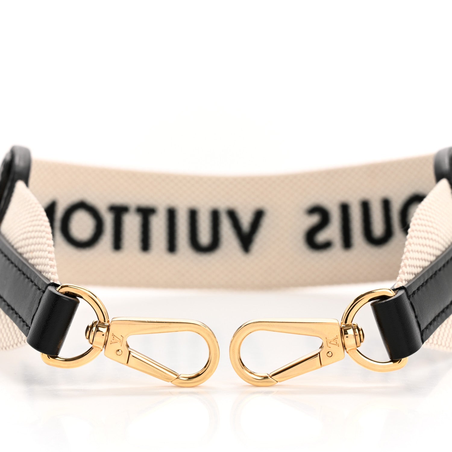 Louis Vuitton LV Twist Jacquard Shoulder Strap Black 3 of 4