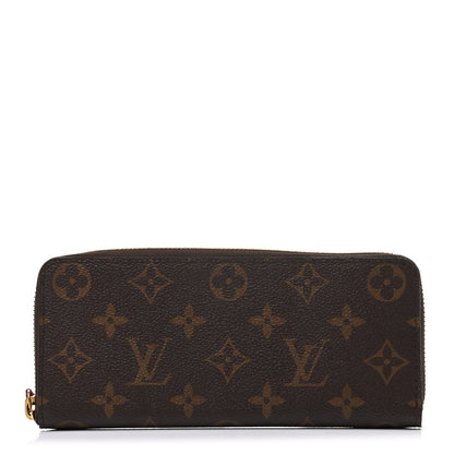 Louis Vuitton Monogram Clemence Wallet Fuchsia 1 of 7