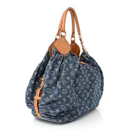 Louis Vuitton Denim Mahina XL Blue 3 of 9