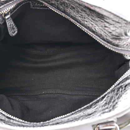 Balenciaga Agneau Arena Crystal Neo Cagole Handbag XS Silver 5 of 12