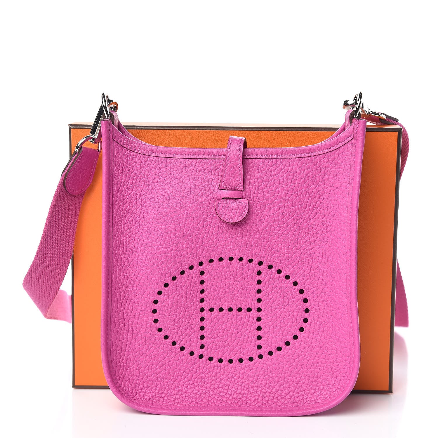 Hermes Taurillon Clemence Evelyne TPM Magnolia 11 of 11