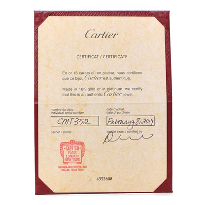 Cartier 18K Pink Gold Diamond Black Onyx Amulette de Cartier Earrings 4 of 4