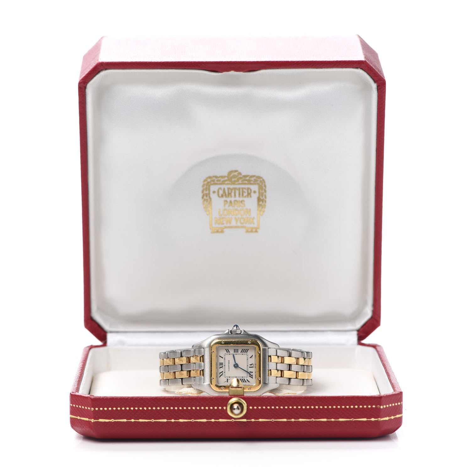Cartier Stainless Steel 18K Yellow Gold 22mm Panthere Quartz Watch 6 of 6