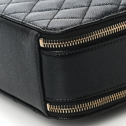 Chanel Caviar Quilted Small Pick Me Up Vanity Case Black 6 of 11