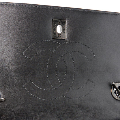 Chanel Metallic Faded Calfskin Quilted Small Trendy CC Dual Handle Flap Bag Silver Gold 6 of 14