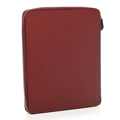 Hermes Epsom E-Zip iPad Notebook Cover Rouge H 3 of 7