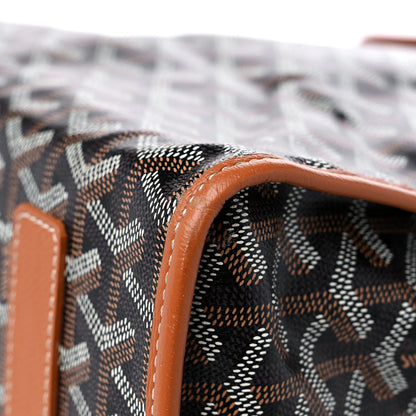 Goyard Goyardine Saint Leger Soft Briefcase Backpack Black Gold 8 of 12
