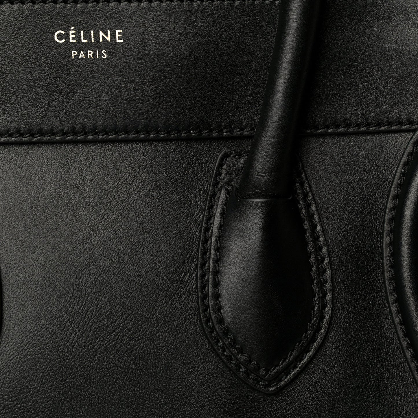 Smooth Calfskin Mini Luggage Black