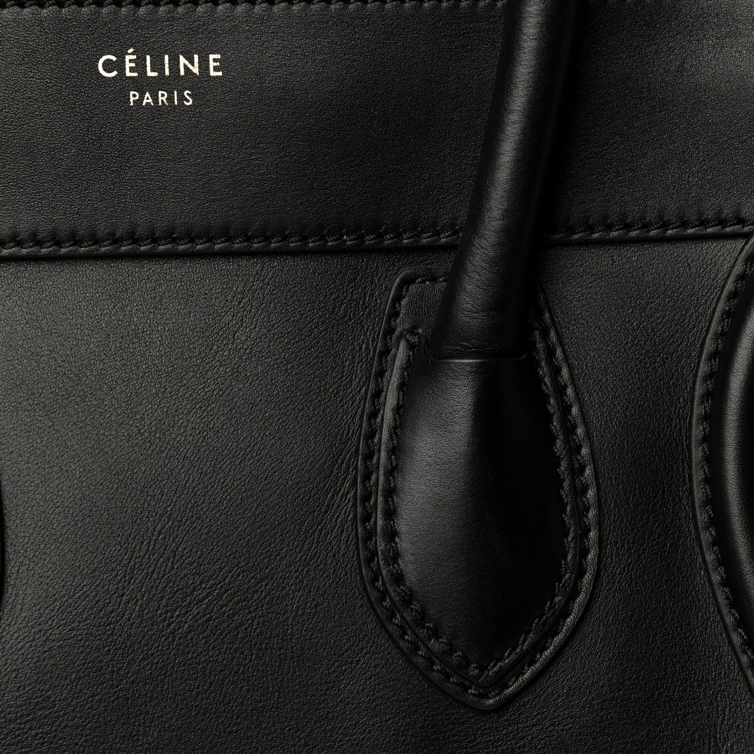 Celine Smooth Calfskin Mini Luggage Black 17 of 30