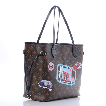 Louis Vuitton Monogram World Tour Neverfull MM 3 of 8