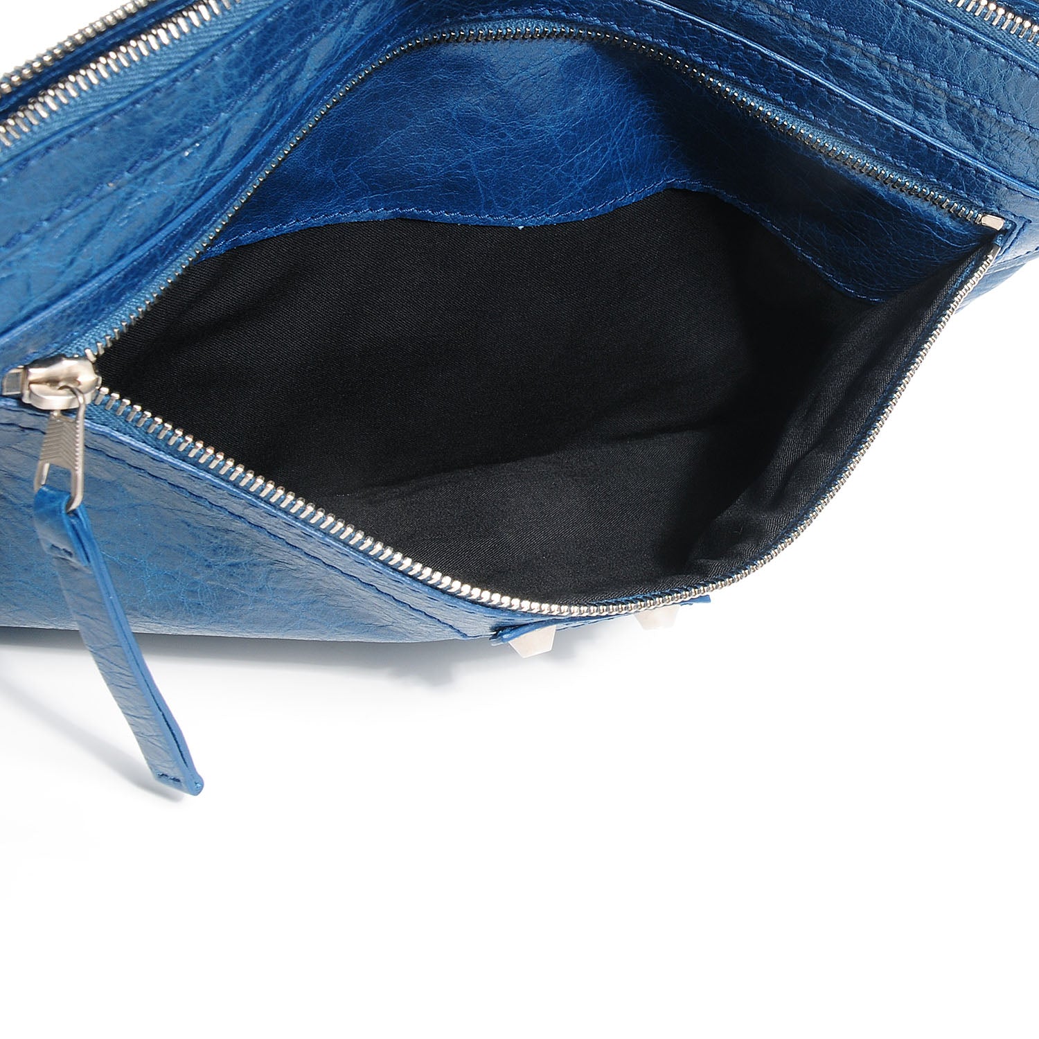 Balenciaga Agneau Arena Clip Medium Bleu Mineral 8 of 12