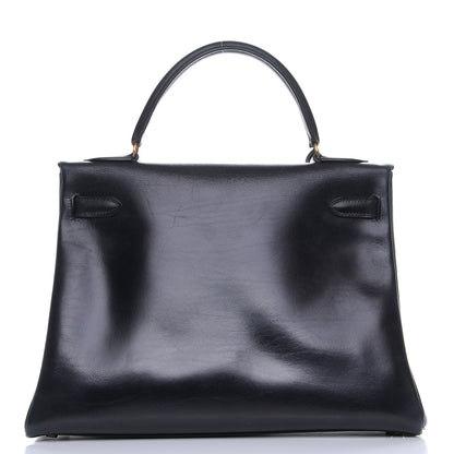 Hermes Box Kelly Retourne 32 Indigo 4 of 27
