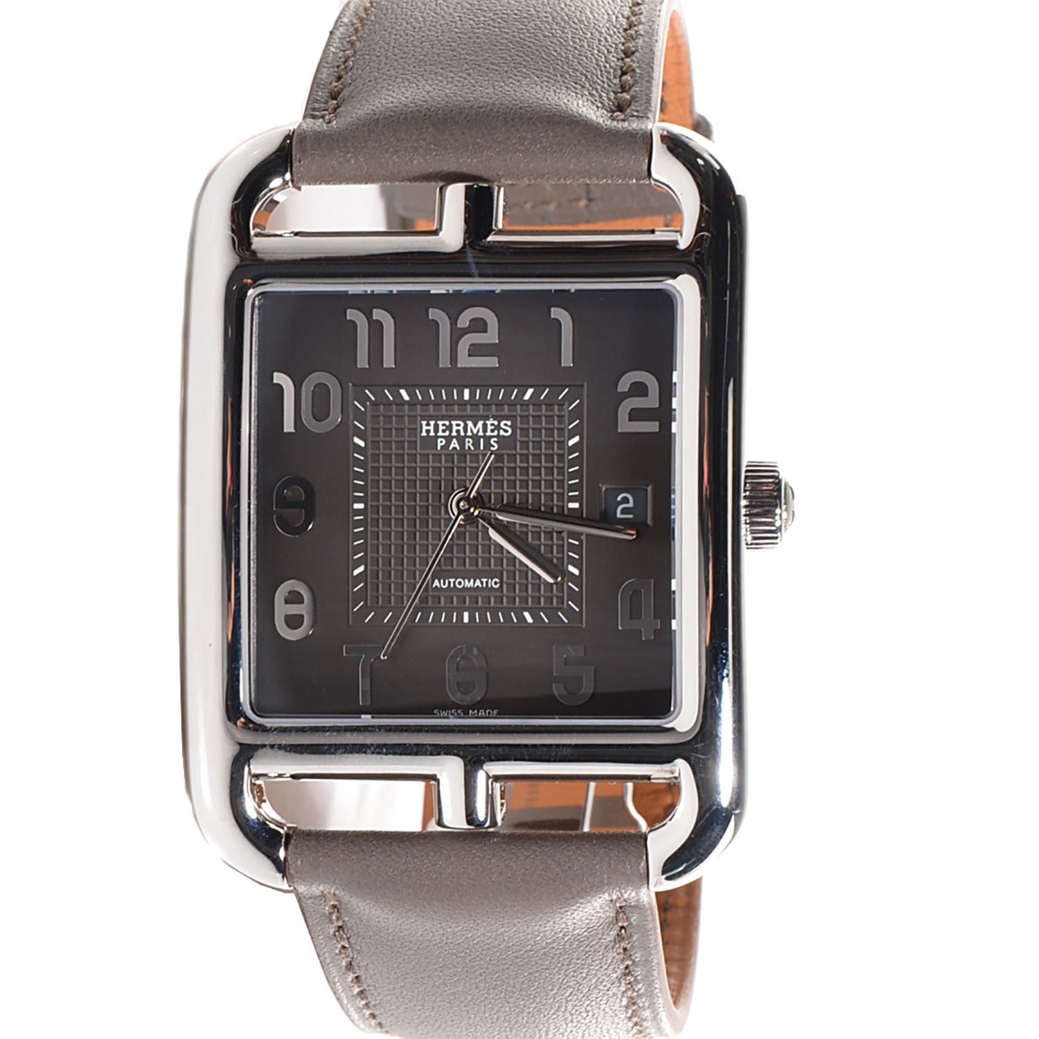Hermes Stainless Steel Swift 36mm Cape Cod Automatic Watch Etoupe 1 of 10