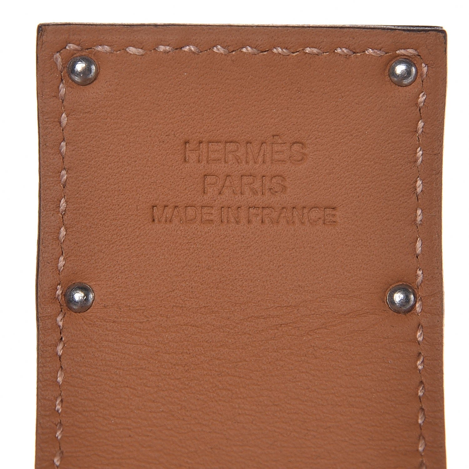 Hermes Tadelakt Kelly Dog Bracelet T3 Rouge Vif 4 of 5
