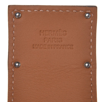 Hermes Tadelakt Kelly Dog Bracelet T3 Rouge Vif 4 of 5