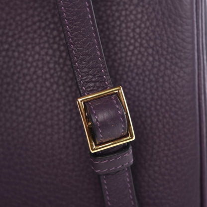 Hermes Togo Kelly Ado Backpack Raisin 27 of 34