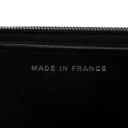 Chanel Lambskin Quilted Wallet On Chain WOC So Black 6 of 11