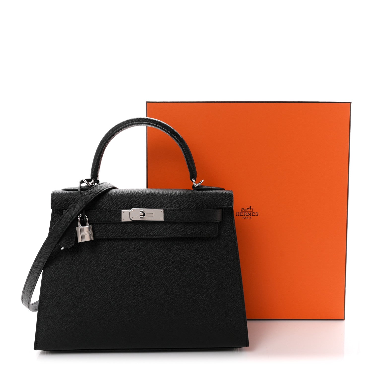Hermes Epsom Kelly Sellier 28 Black 11 of 11