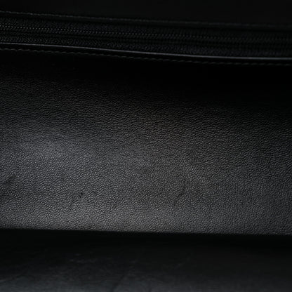 Chanel Lambskin Quilted Medium Double Flap Black 12 of 13