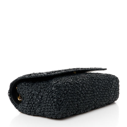 Saint Laurent Raffia Monogram Medium Jamie Black 4 of 11