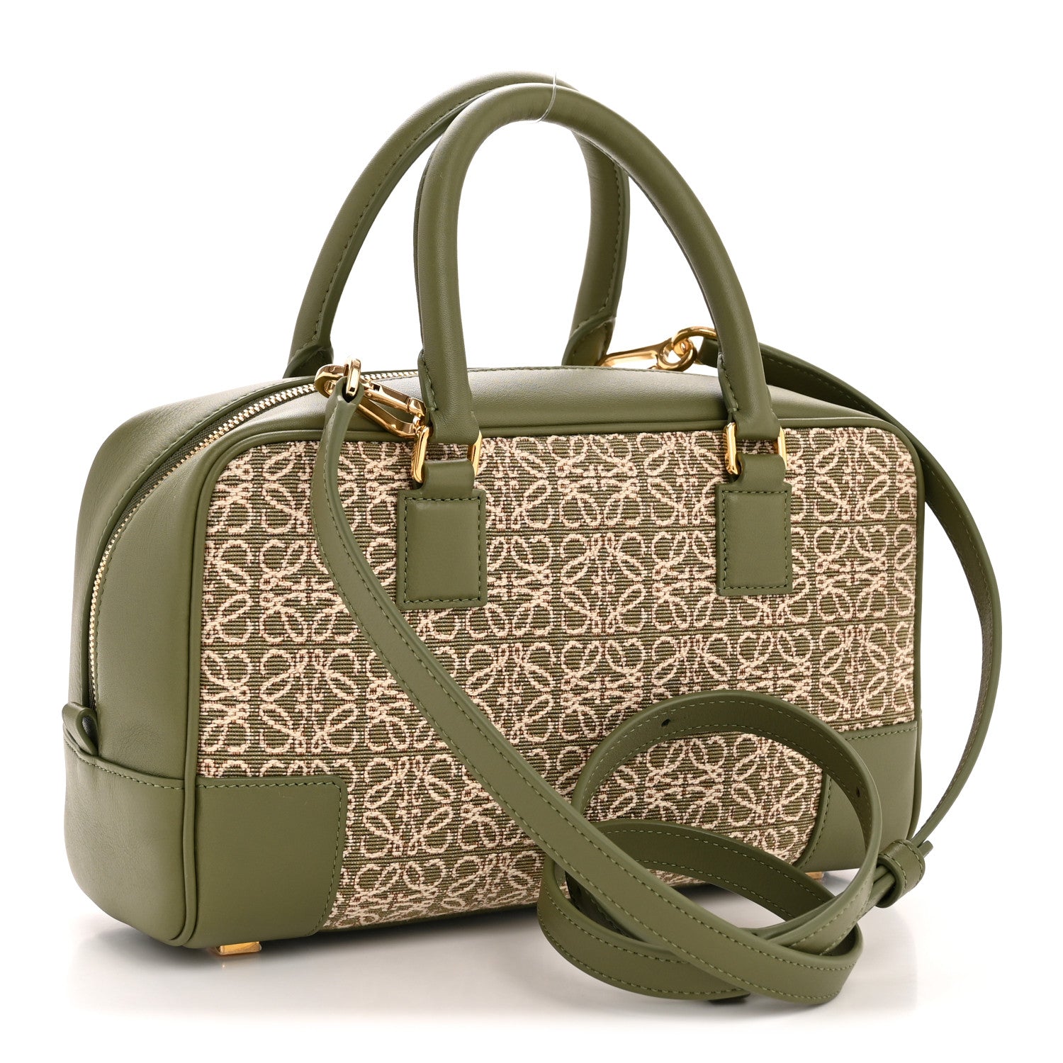 Loewe Jacquard Anagram Calfskin Amazona 23 Avocado Green 3 of 12