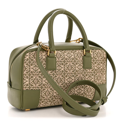 Loewe Jacquard Anagram Calfskin Amazona 23 Avocado Green 3 of 12