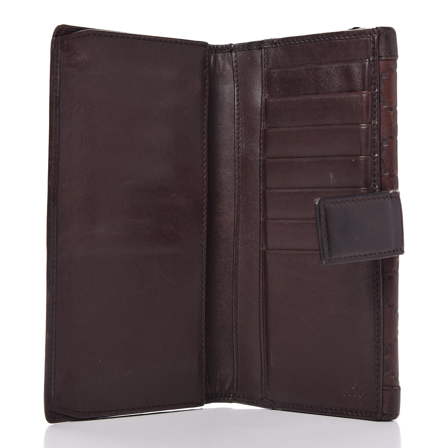 Gucci Guccissima Punch Continental Flap Wallet Brown 5 of 10