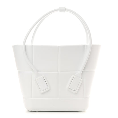 Bottega Veneta Rubber Intrecciato Mini Arco Tote White 1 of 10