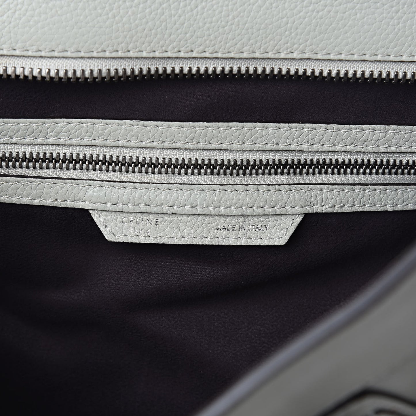 Drummed Calfskin Mini Luggage Lune