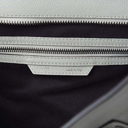 Celine Drummed Calfskin Mini Luggage Lune 6 of 12