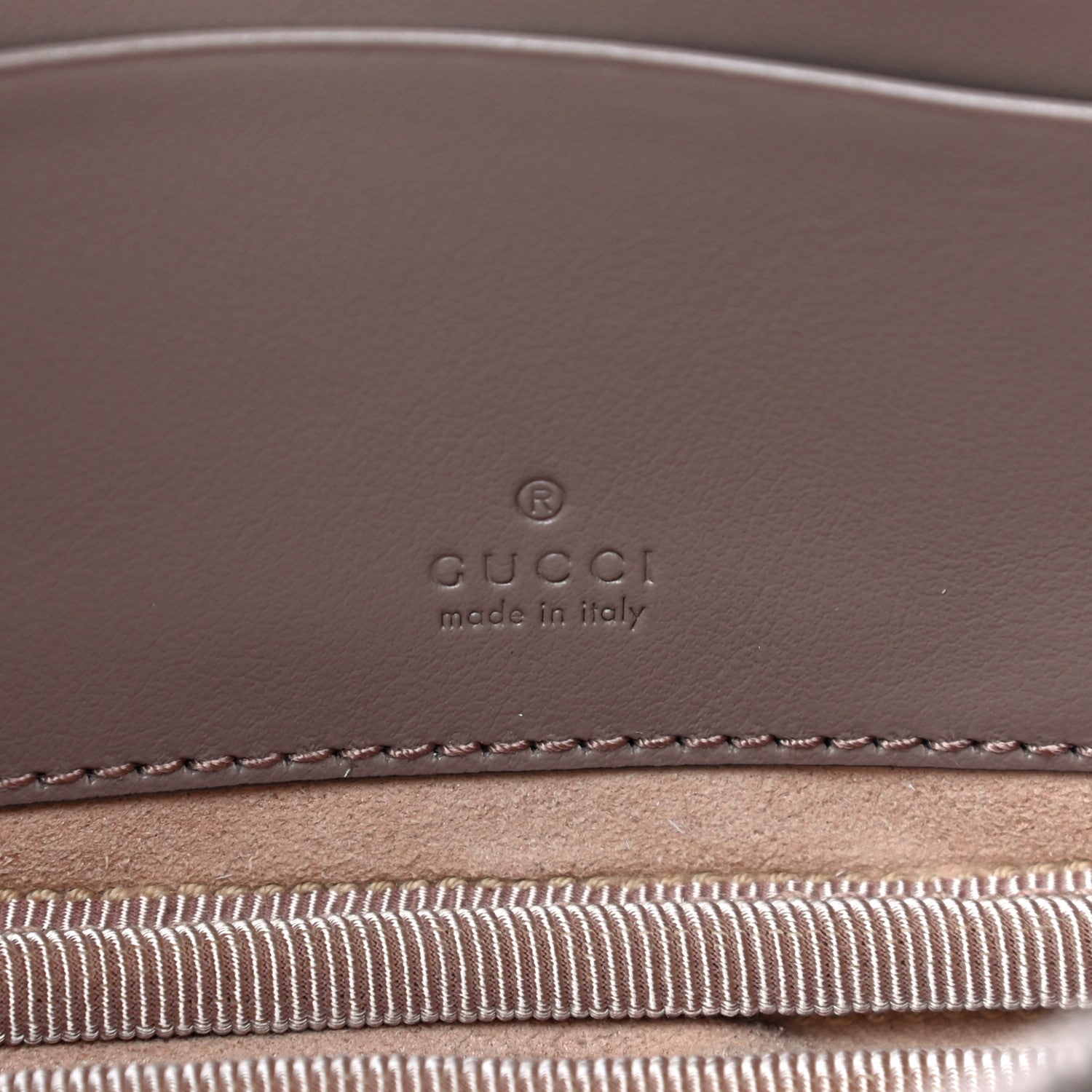 Gucci Calfskin Matelasse Mini GG Marmont Chain Crossbody Bag Porcelain Rose 5 of 7