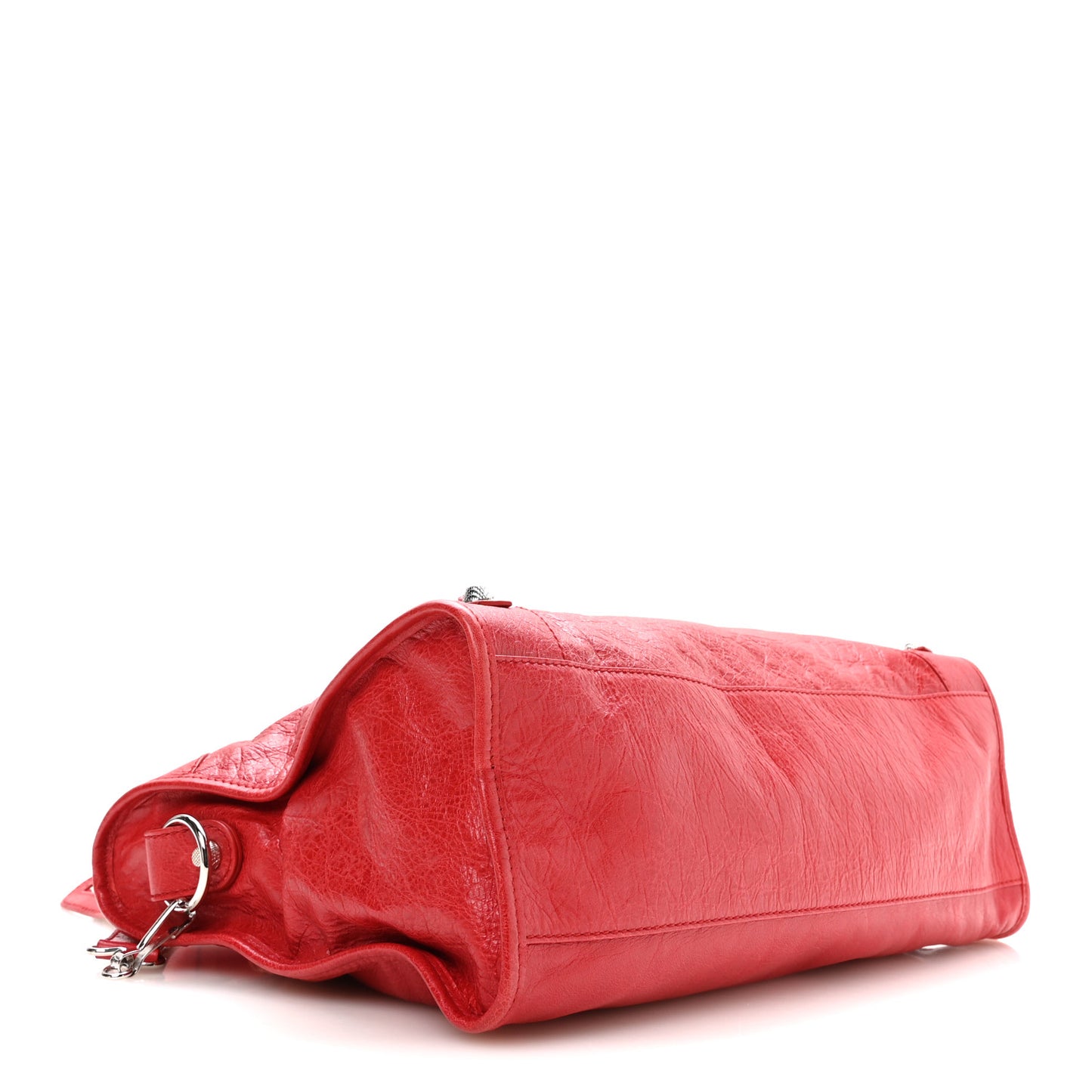 Agneau Giant 12 Silver Hardware City Coquelicot