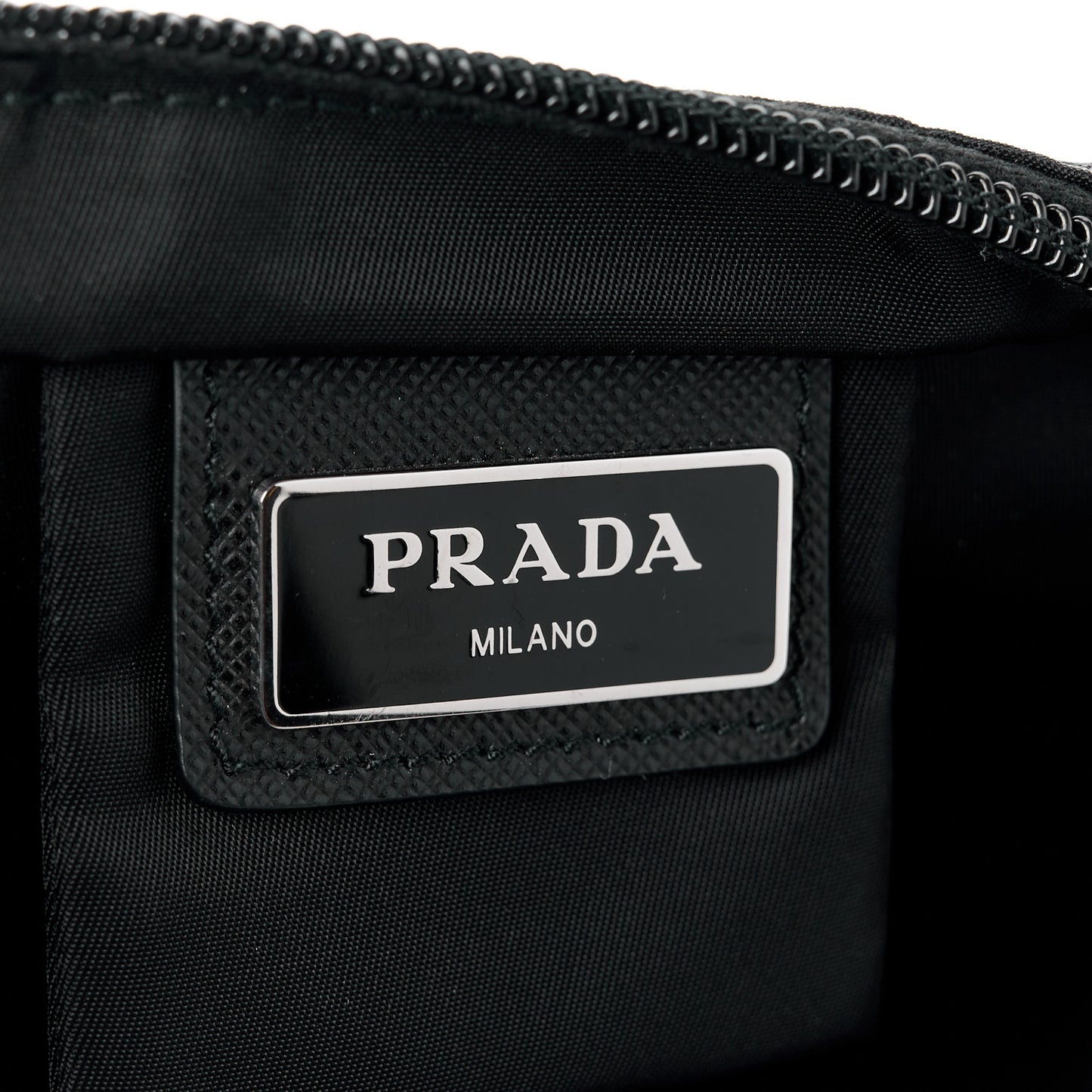 Nylon Vela Flat Messenger Bag Black