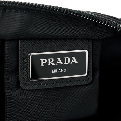 Prada Nylon Vela Flat Messenger Bag Black 7 of 12
