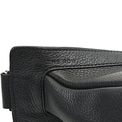 The Row Grained Calfskin Large Slouchy Banana Bag Black 6 of 9