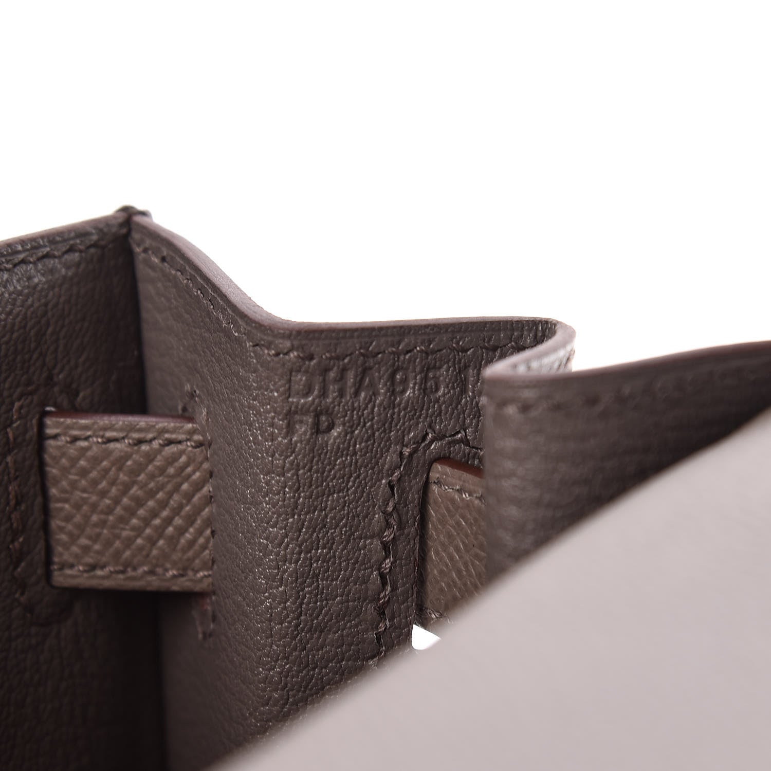 Hermes Epsom Kelly Sellier 28 Etain 7 of 11