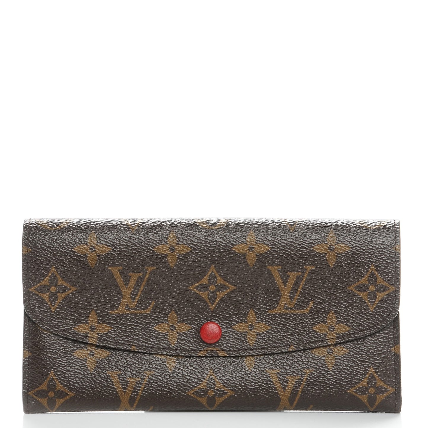Monogram Emilie Wallet Red