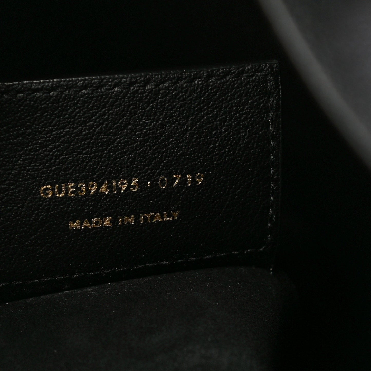 Calfskin Large Shopping Tote Black