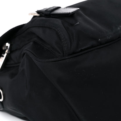 Prada Nylon Vela Messenger Bag Black 6 of 16