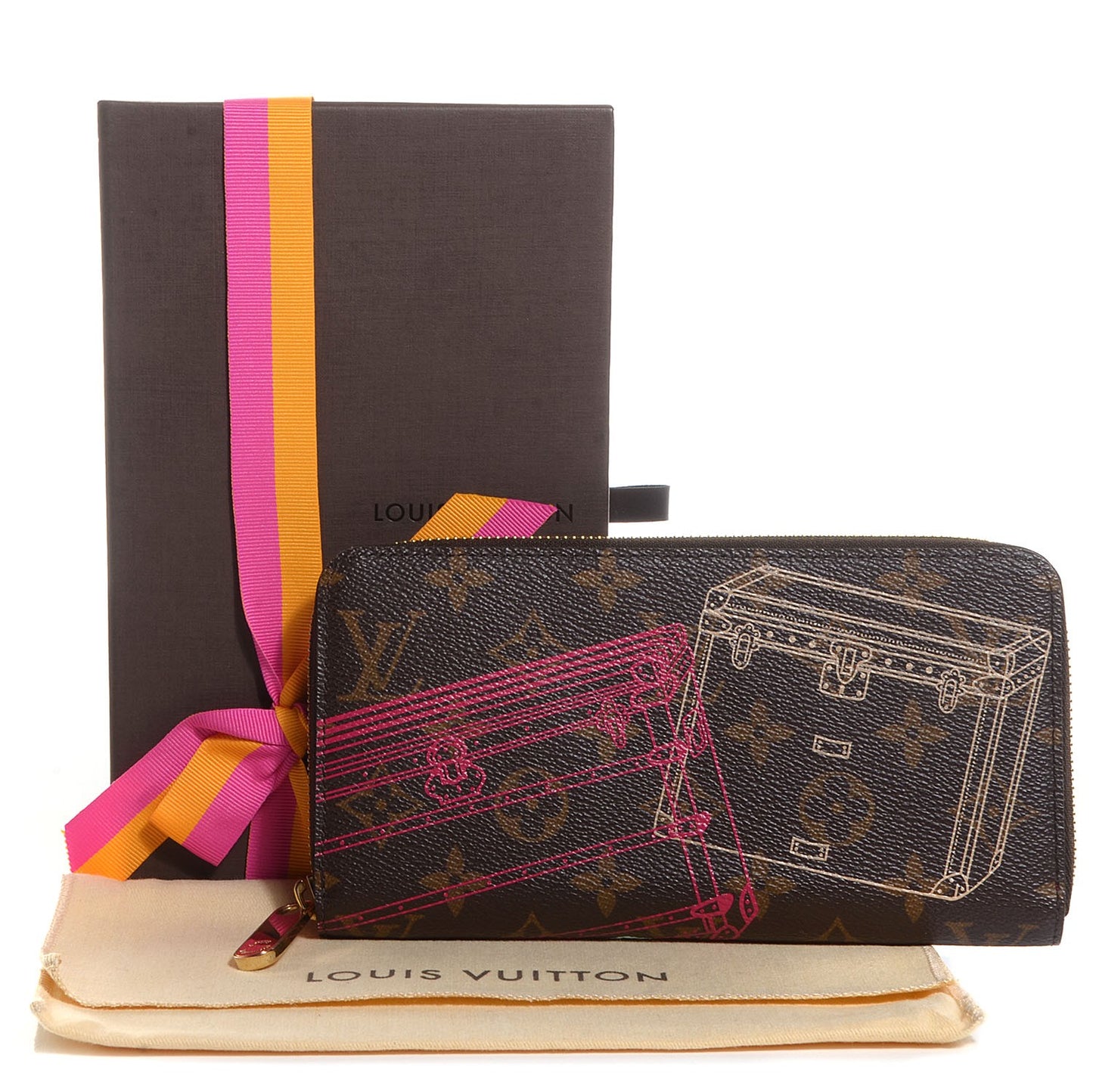 Monogram 2014 Christmas Animation Zippy Wallet