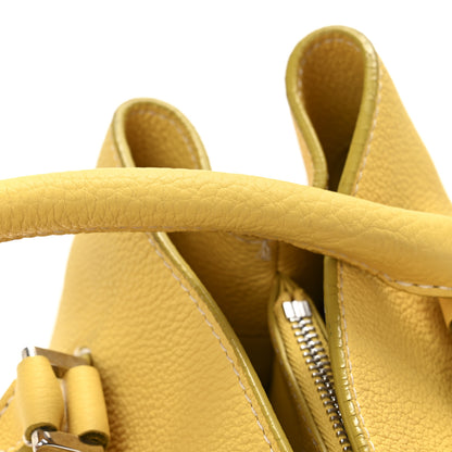 Loro Piana Grained Calfskin Bellevue Odessa Yellow 13 of 15