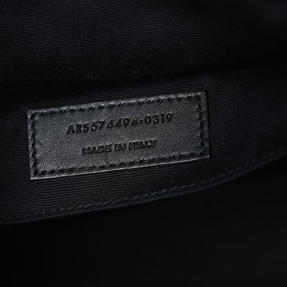 Saint Laurent Patent Calfskin Matelasse Monogram Lou Camera Bag Royal Blue 7 of 10