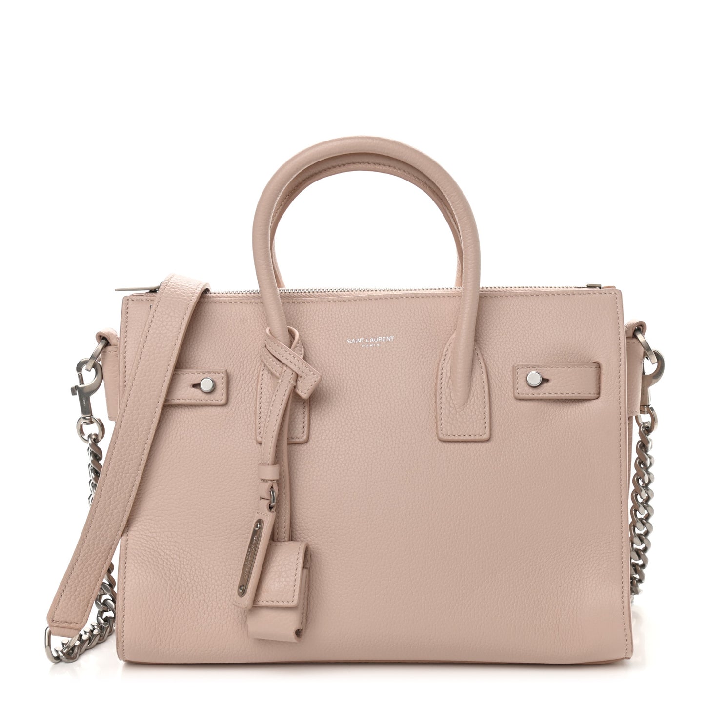 Grained Calfskin Baby Supple Sac De Jour Marble Pink