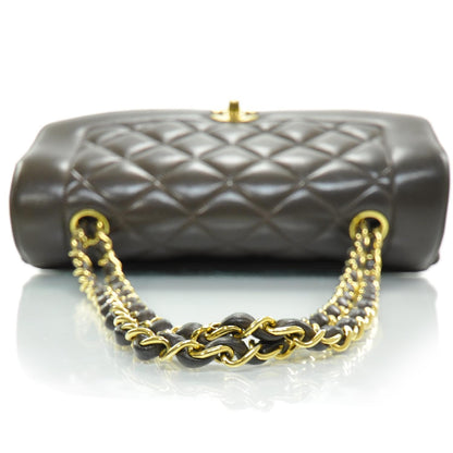Chanel Lambskin Quilted Medium Flap Brown 5 of 9