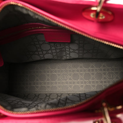 Christian Dior Lambskin Cannage Large Lady Dior Pink 5 of 15